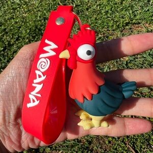 NWOT Hei Hei from Moana backpack keychain charm with wristlet